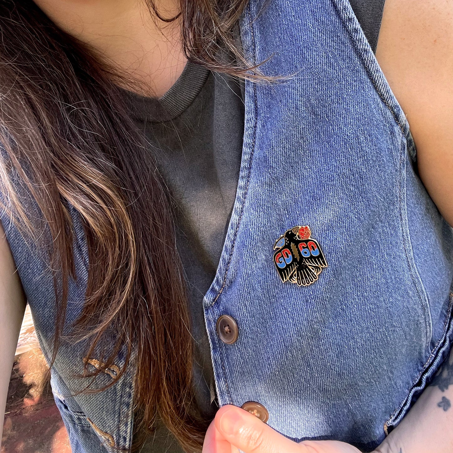 Grateful Dead 60th Anniversary Pin